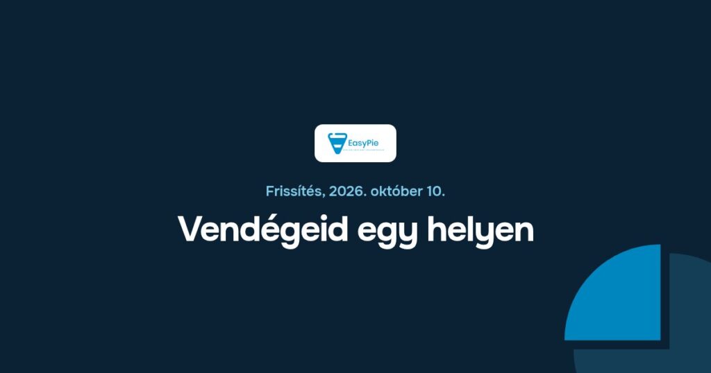 Vendégeid egy helyen (EasyPie frissítés)